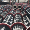 Molde de acero de poste de hormigón prefabricado